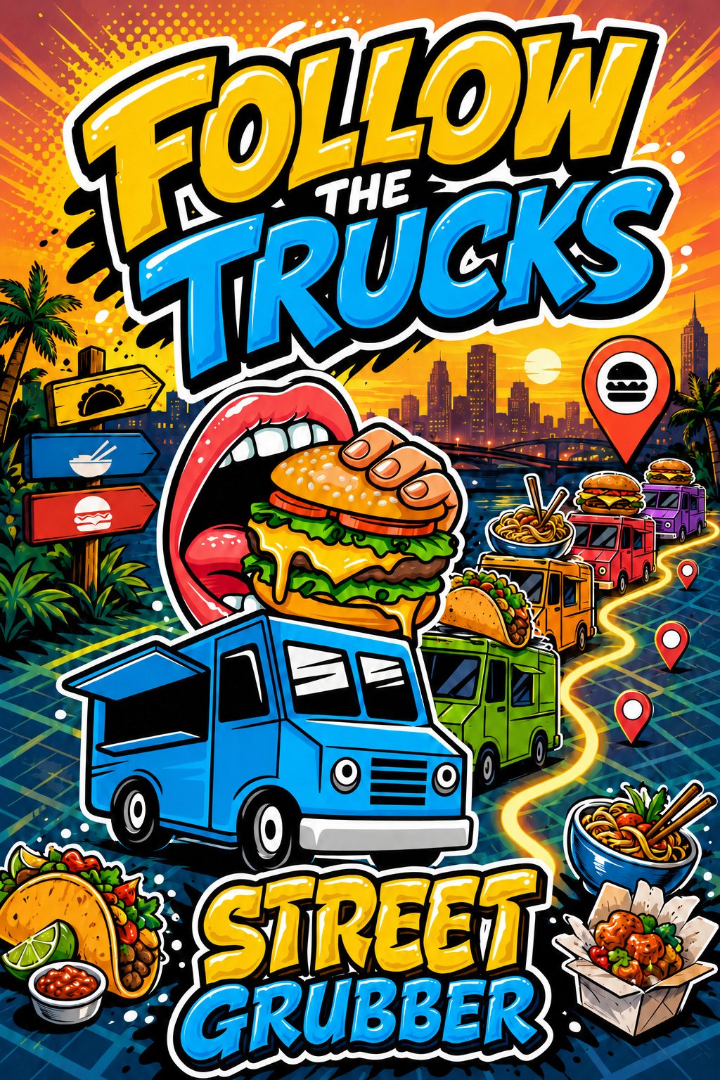 Follow the Trucks — eBook cover